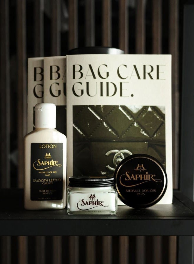 SAPHIR Medaille d'Or Pate De Luxe - Natural Wax Shoe Polish for Leather Shining - 50ml - Neutral - Image 3